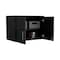 Tuhome Storage Cabinet, Wall Cabinet, Three Interior Shelves, Double Door, Black WCN6775 - alternate 5